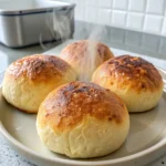 3-Ingredient Air Fryer Bread Rolls (Crispy & Fluffy!)