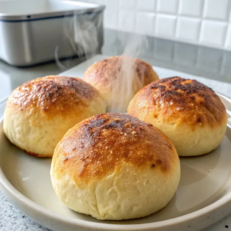3-Ingredient Air Fryer Bread Rolls (Crispy & Fluffy!)