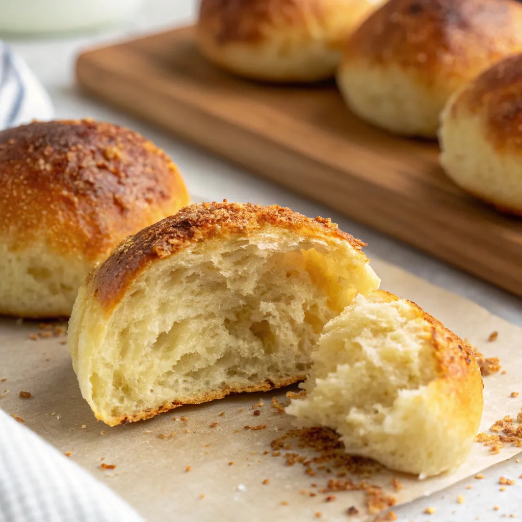 3-Ingredient Air Fryer Bread Rolls (Crispy & Fluffy!)