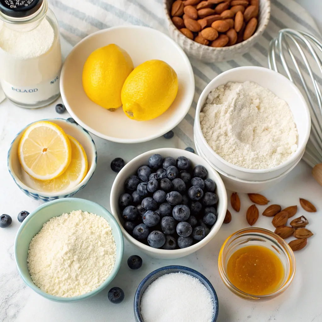Vegan Lemon Blueberry Cake
