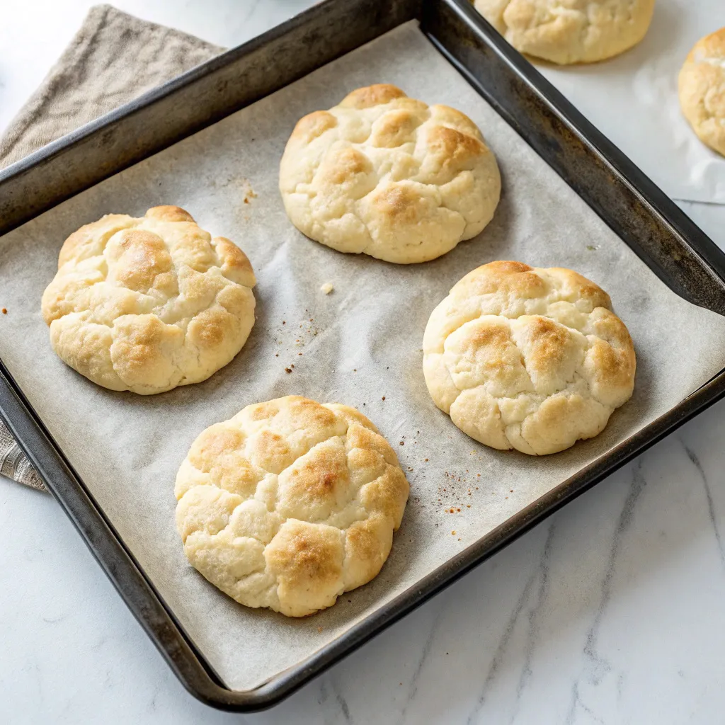 vegan cloud bread, eggless bread, fluffy plant-based bread
