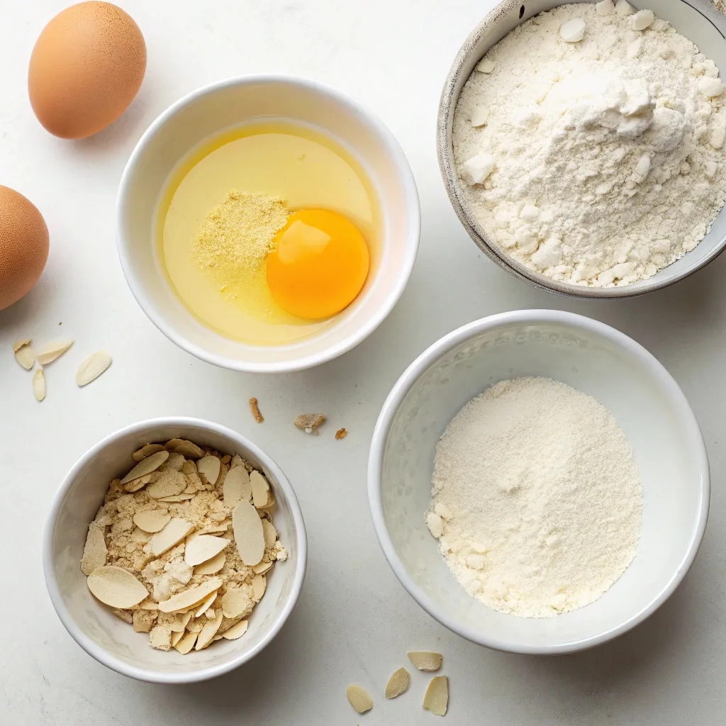 Ingredients for 90-second gluten free bread