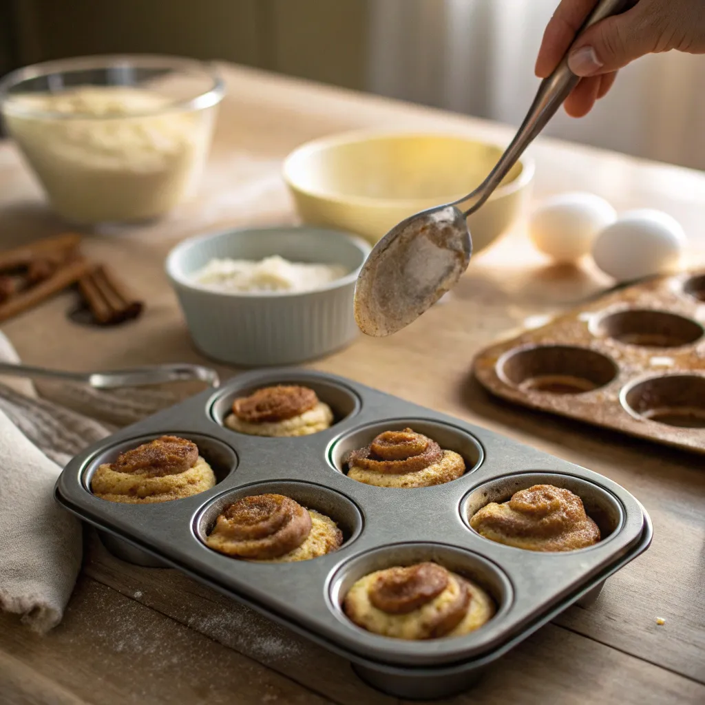 Mini almond coffee cake bites with almond crumble