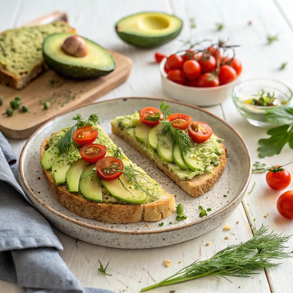 vegan-gluten-free-artisan-bread-serving Sliced vegan gluten free artisan bread with toppings